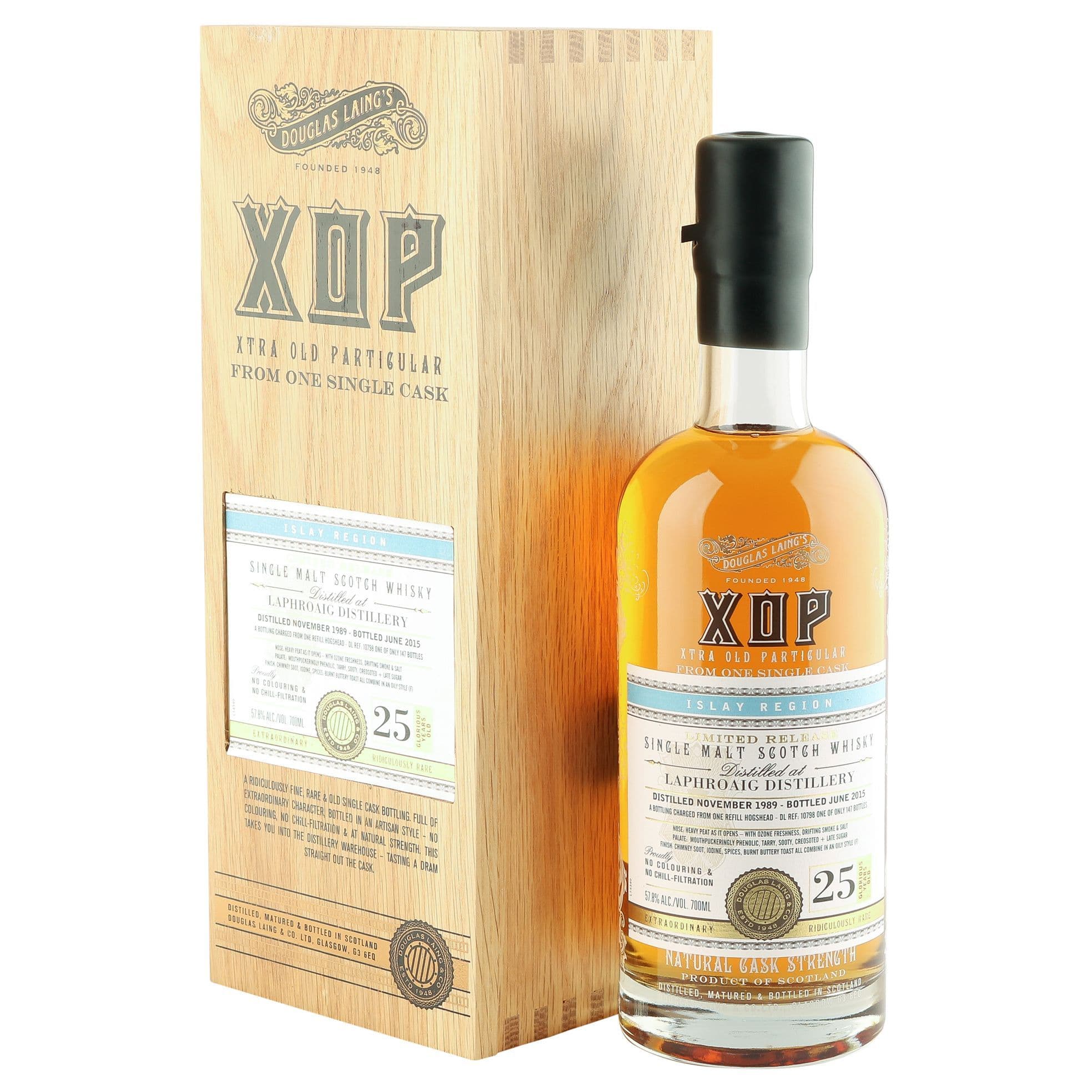 Laphroaig 1989 25 Year Old, Douglas Laing XOP 2015 | The Whisky Vault