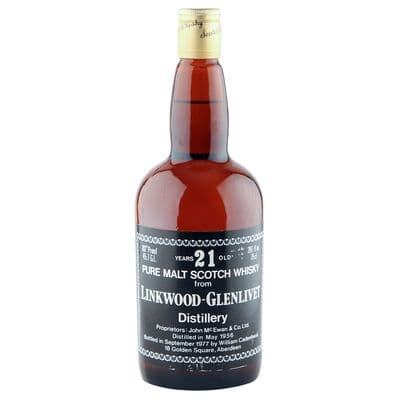 Linkwood 1956 21 Year Old, Cadenhead's 1977 Dumpy Bottling