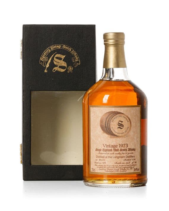 Longmorn 1973 21 Year Old, Signatory Vintage 1994 Bottling with Case | The Whisky Vault