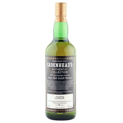 Longrow 1974 18 Year Old, Cadenhead's 150th Anniversary Bottling