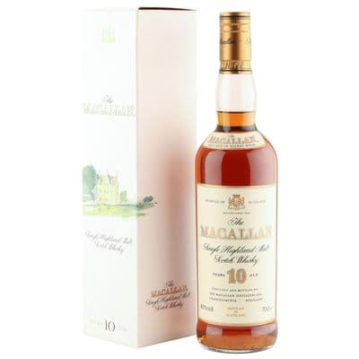 Macallan 10 Year Old, Nineties Bottling with Box