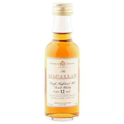 Macallan 12 Year Old, 5CL Miniature Japanese Import