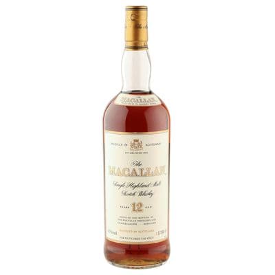 Macallan 12 Year Old, Duty Free Early 2000s Litre Bottling