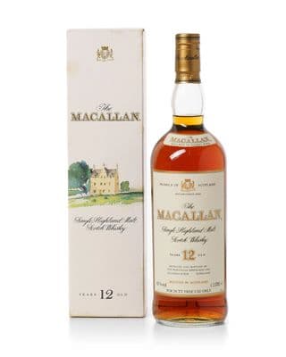 Macallan 12 Year Old, Duty Free Litre Bottling with Box