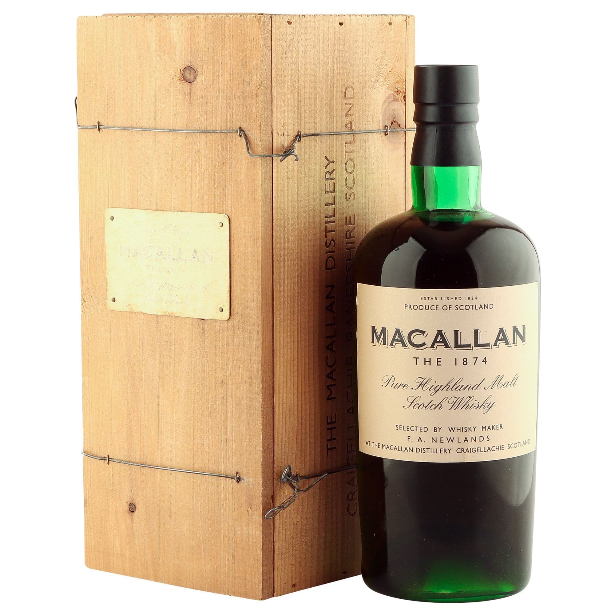 マッカラン　木箱　1874 マッカラン木箱1874