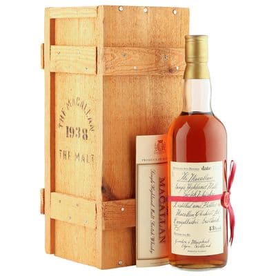 Macallan 1938 Handwritten Label, Gordon & MacPhail Eighties Bottling