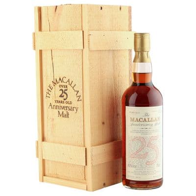 Macallan 1958/1959 25 Year Old Anniversary Malt for UK Market