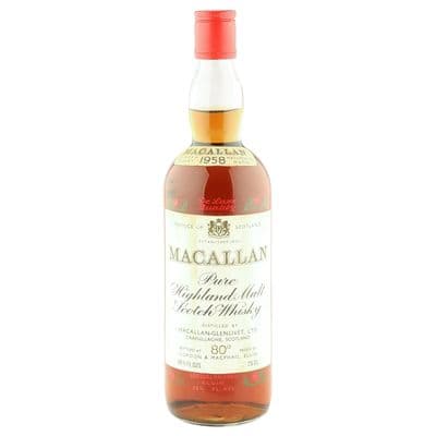 Macallan 1958, Floret Stencilled Bottle