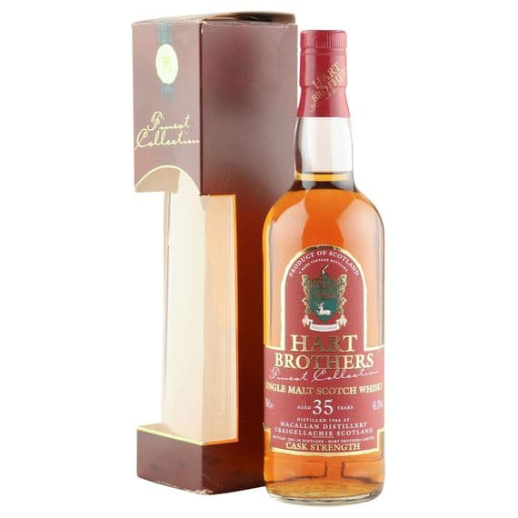Macallan 1966 35 Year Old, Hart Brothers Finest Collection Bottling with Box | The Whisky Vault