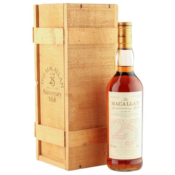 Macallan 1967 25 Year Old Anniversary Malt, UK 1992 Bottling with Presentation Box | The Whisky Vault