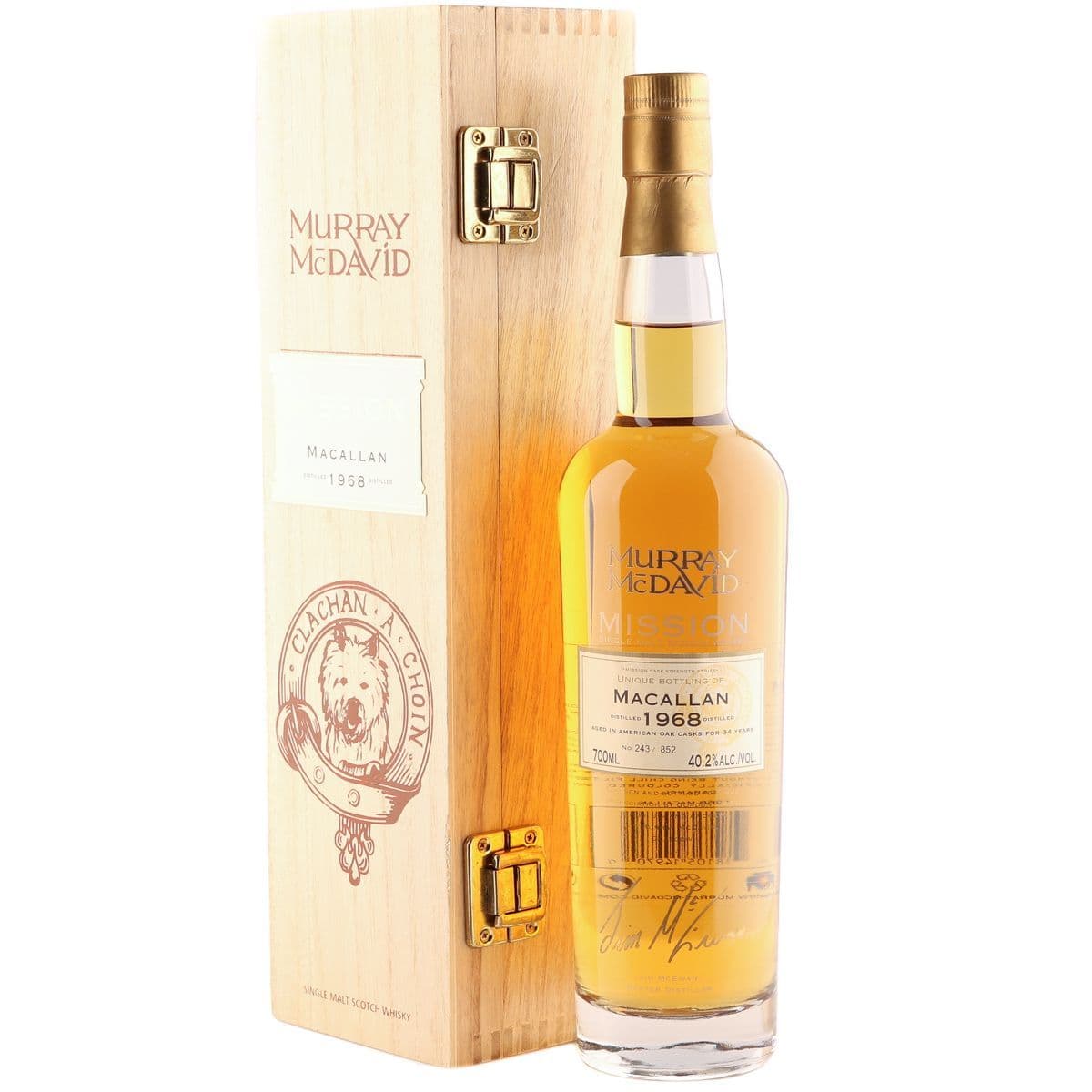 Murray McDavid Mission Gold 34年 700ml Whisky Murray McDavid, Mission Gold Strathclyde 34 Years Old