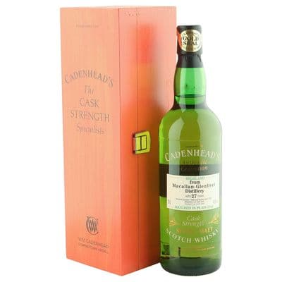 Macallan 1969 27 Year Old, Cadenhead 1997 Bottling with Box