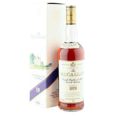 Macallan 1970 18 Year Old, UK Edition with Box