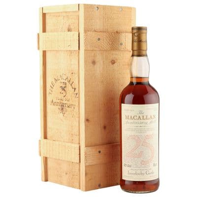 Macallan 1970 25 Year Old Anniversary Malt with Presentation Box - Selected for Inverlochy Castle