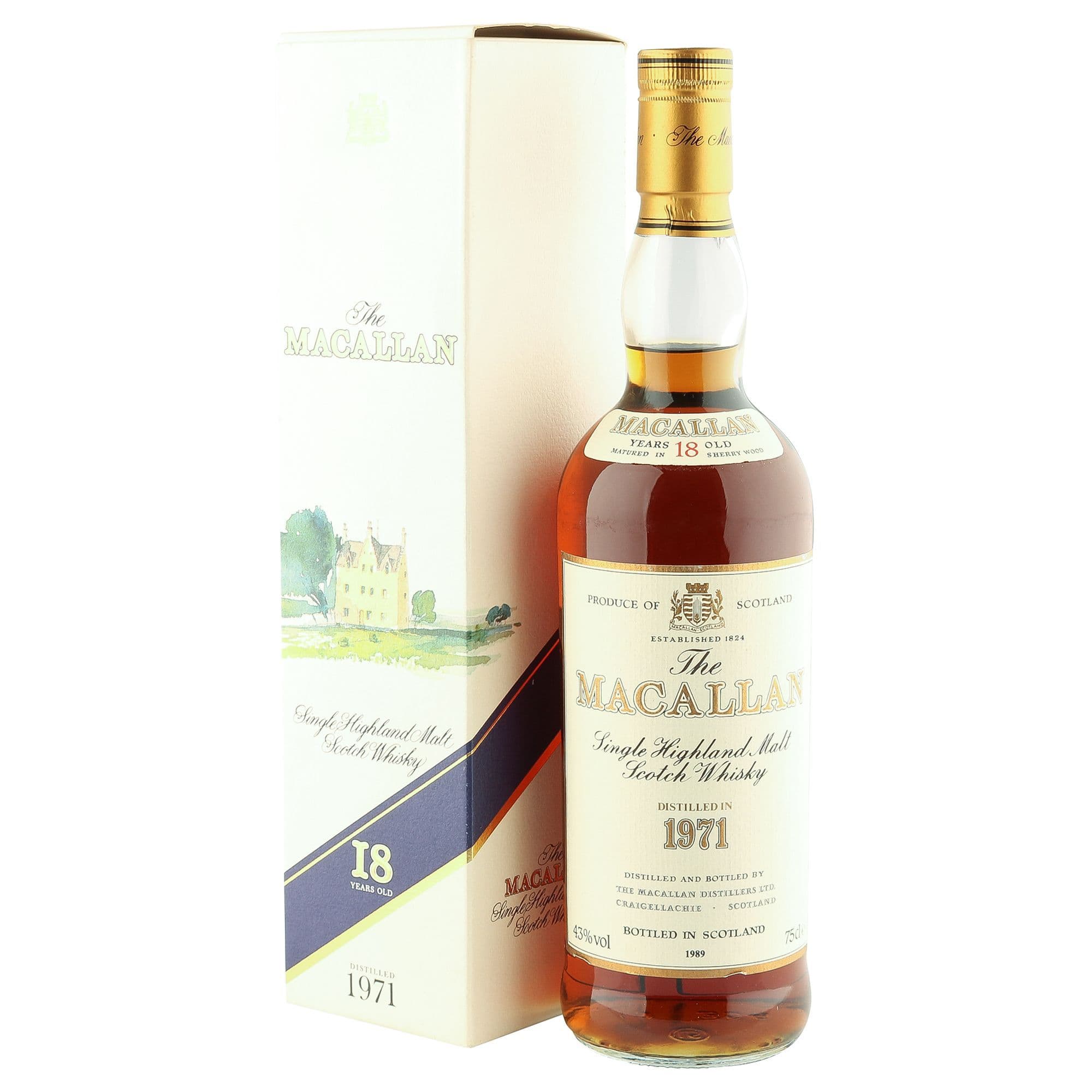 THE MACALLAN 1971 18年シングルモルトウイスキー 未開栓 Macallan 1971 18 Year Old, UK Bottling with Box | The Whisky Vault