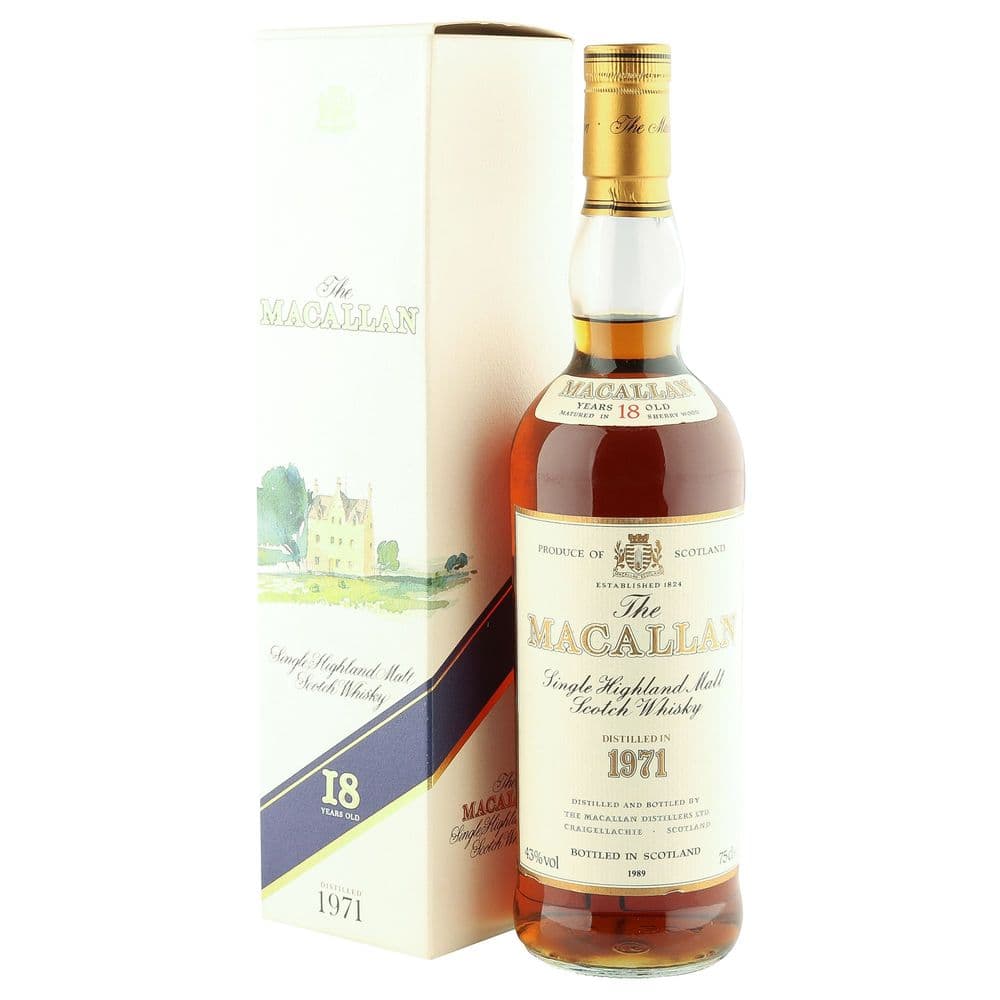 Macallan 1971 18 Year Old, UK Bottling with Box The Whisky Vault