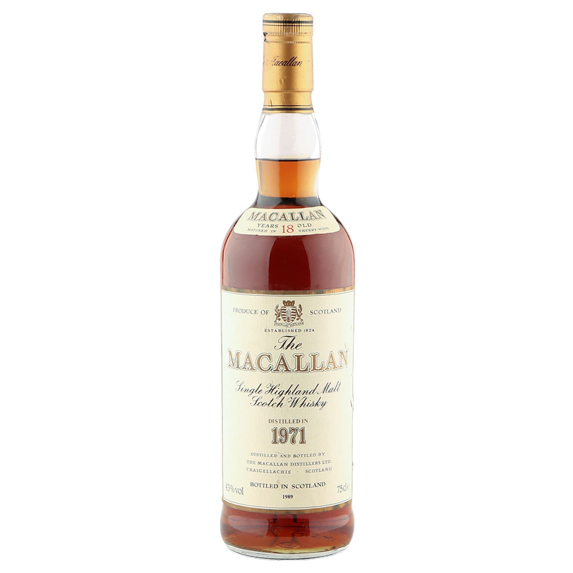 Macallan 1971 18 Year Old, Very Rare UK Bottling | The Whisky Vault
