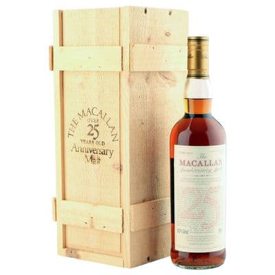 Macallan 1971 25 Year Old Anniversary Malt with Presentation Box