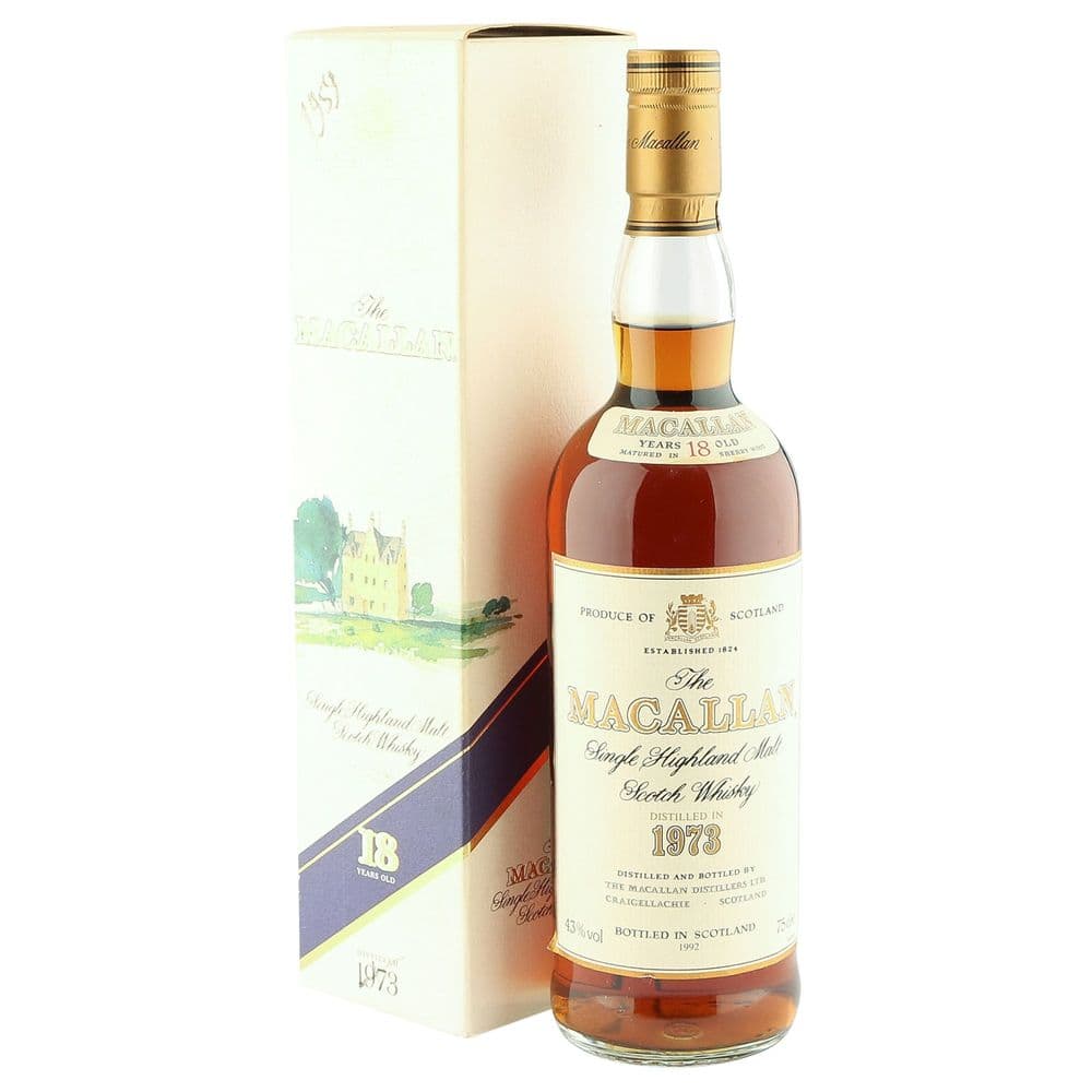 Macallan 1973 18 Year Old, UK Edition with Box The Whisky Vault