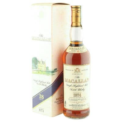 Macallan 1974 18 Year Old, Italian Import with Box