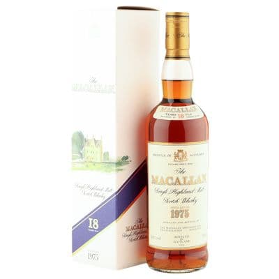 Macallan 1975 18 Year Old, 1994 Bottling with Box