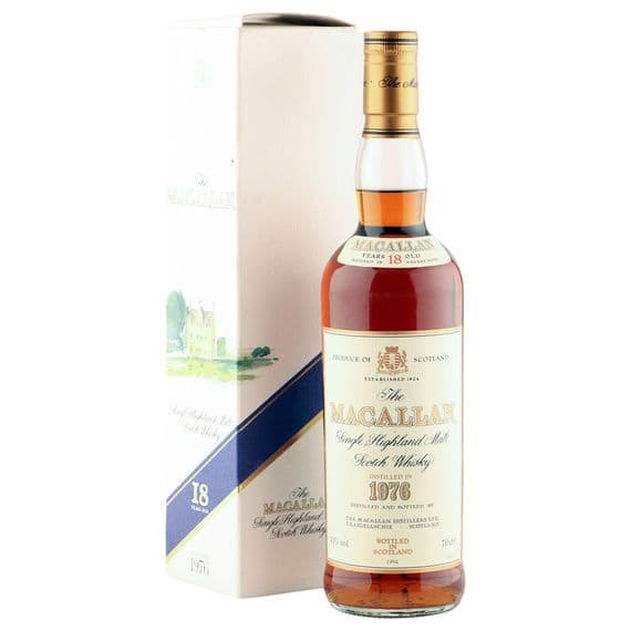 Macallan 1976 18 Year Old, UK Edition 1994 Bottling with Box | The Whisky Vault