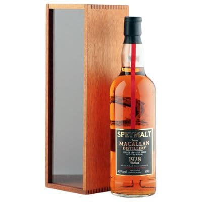 Macallan 1978 Vintage Speymalt, Gordon & Macphail 1998 Bottling