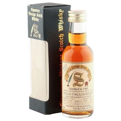 Macallan 1980 16 Year Old, Signatory Vintage 5cl Miniature