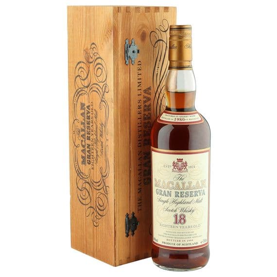 Macallan 1980 18 Year Old Gran Reserva with Box | The Whisky Vault