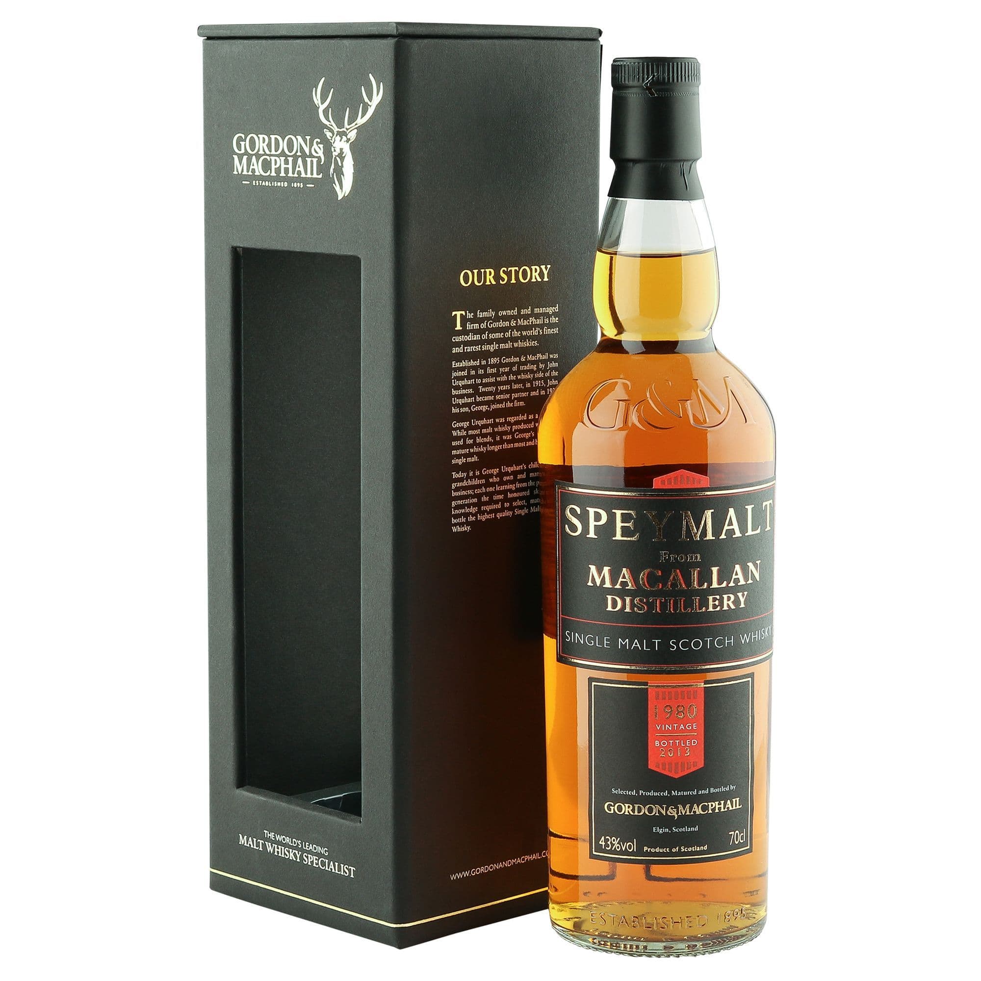 Macallan 1980 Vintage Speymalt, Gordon & MacPhail | The Whisky Vault