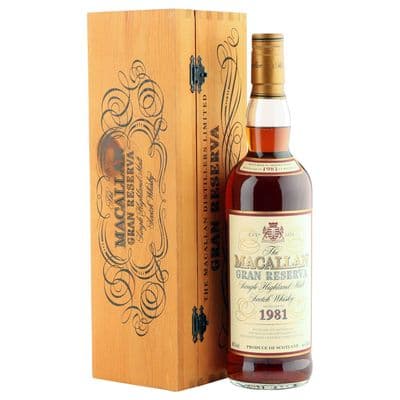 Macallan 1981 18 Year Old Gran Reserva with Presentation Box