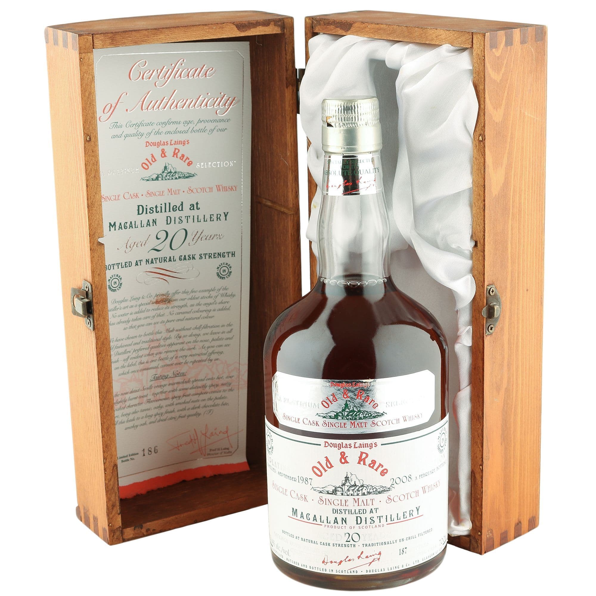 Macallan 1987 20 Year Old, Douglas Laing's Old | The Whisky Vault