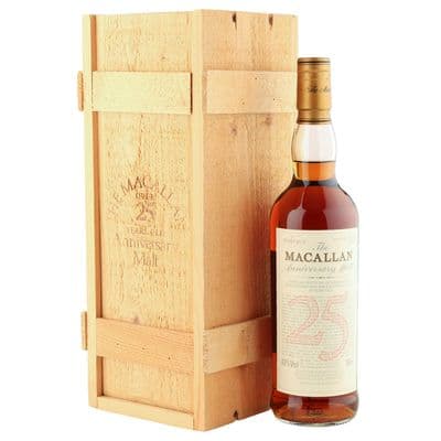 Macallan 25 Year Old Anniversary Malt with Presentation Box