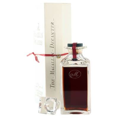 Macallan 25 Year Old, Crystal Decanter with Stopper and Box
