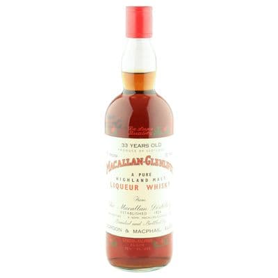 Macallan 33 Year Old, Gordon & MacPhail Seventies Bottling