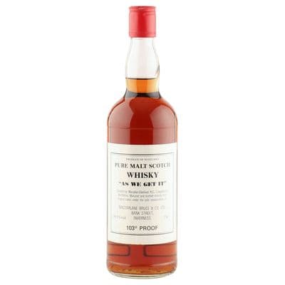 Macallan As We Get It, 103 Proof Macfarlane Bruce Bottling