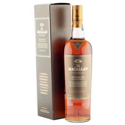 Macallan Edition No. 1, US Import 2015 Bottling with Box