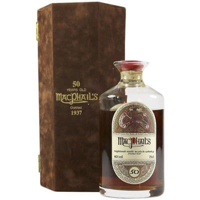 MacPhail's 1937 50 Year Old, Gordon & MacPhail Decanter with Case