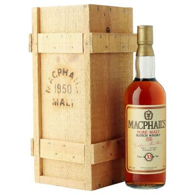 MacPhail's 1950 33 Year Old, Gordon & MacPhail Bottling with Case