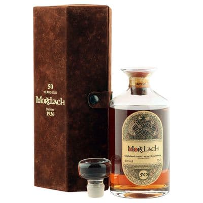 Mortlach 1936 50 Year Old with Presentation Case and COA