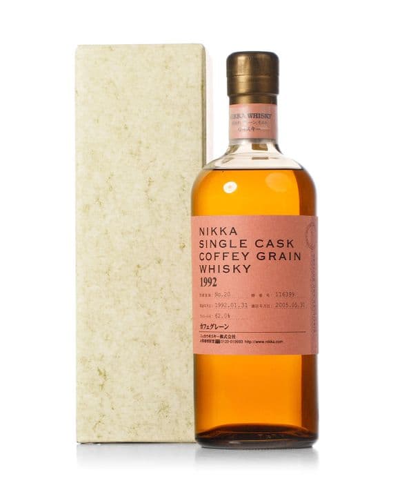 Nikka 1992 13 Year Old, Single Cask Coffey Grain 2005 Bottling with Box | The Whisky Vault