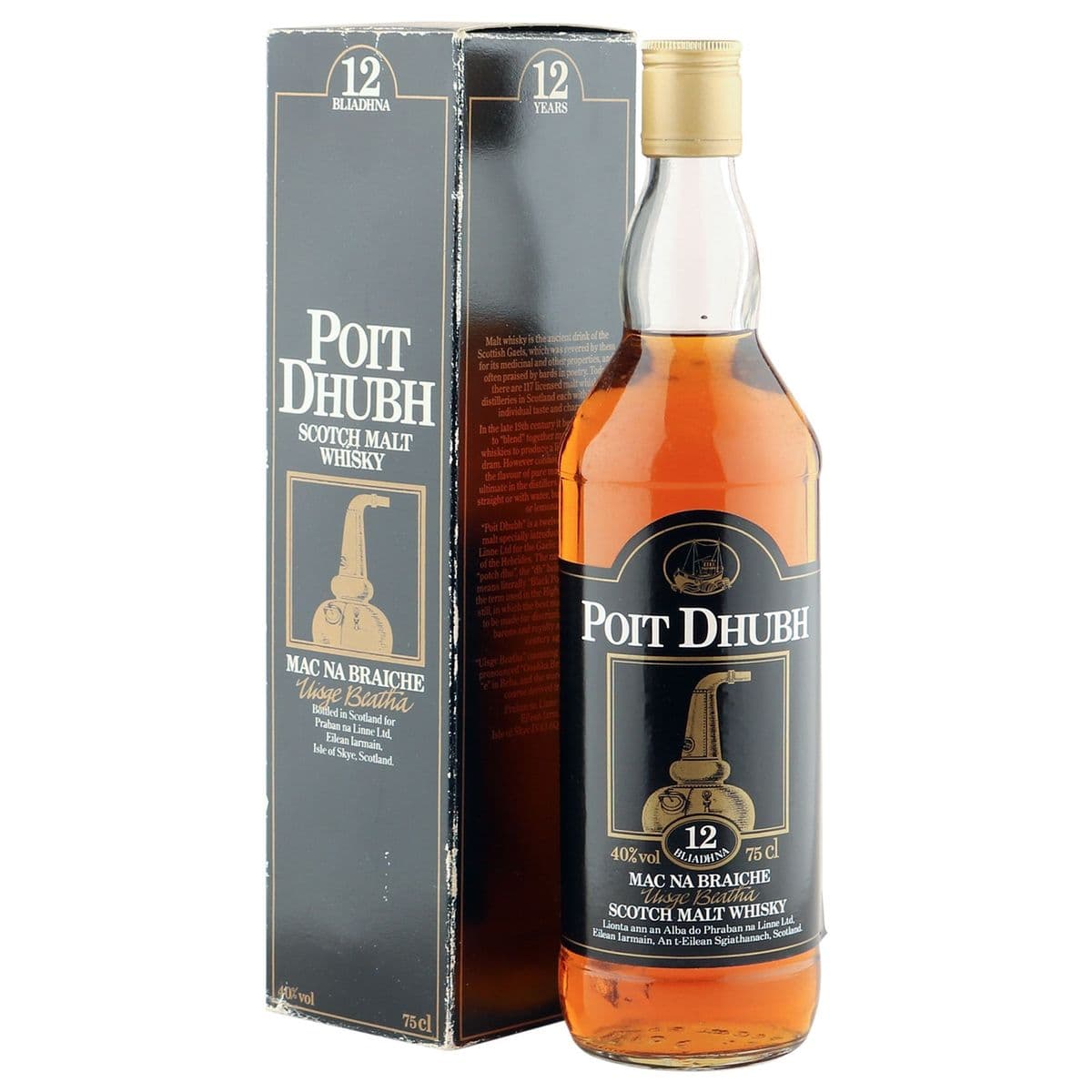 Poit Dhubh 12 Year Old Blended Scotch Whisky | The Whisky Vault