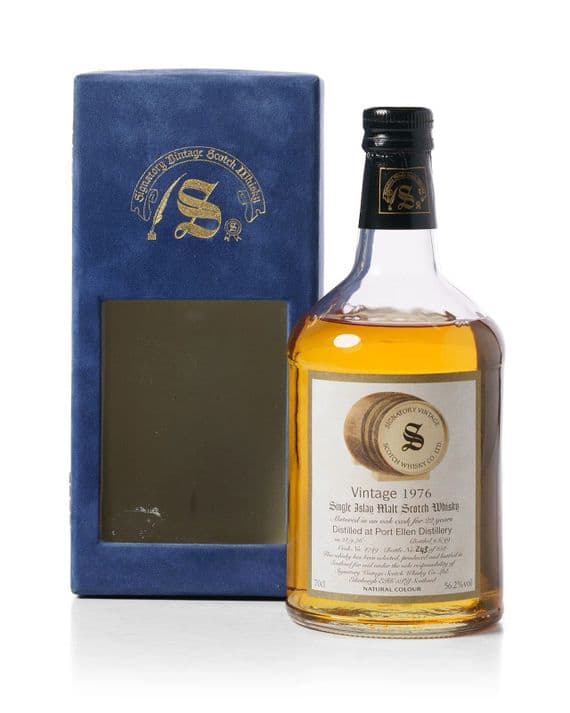 Port Ellen 1976 22 Year Old, Signatory Vintage 1999 Bottling with Presentation Box - Cask 4749 | The Whisky Vault