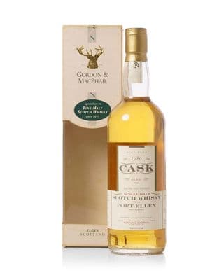 Port Ellen 1980 15 Year Old, Gordon & MacPhail Cask Strength 1996 Bottling with Carton