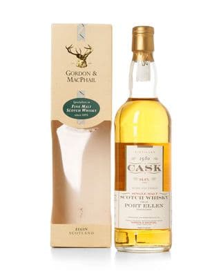 Port Ellen 1980 16 Year Old, Gordon & MacPhail Cask Strength 1997 Bottling with Box