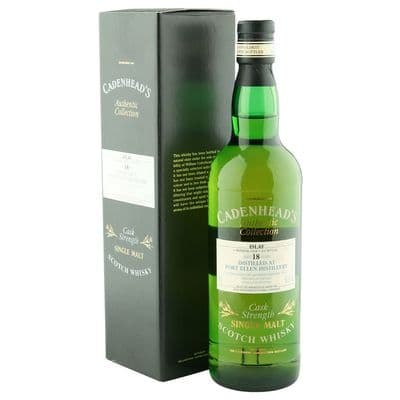 Port Ellen 1980 18 Year Old, Cadenhead's 1998 Bottling with Box