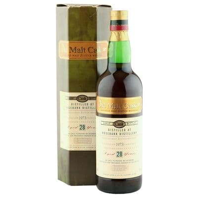 Rosebank 1973 28 Year Old, The Old Malt Cask 2001 Bottling with Box