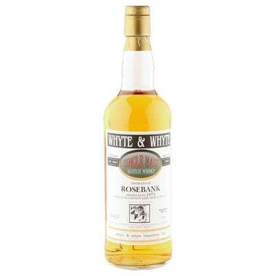 Rosebank 1974 18 Year Old, Single Cask Whyte & Whyte Bottling