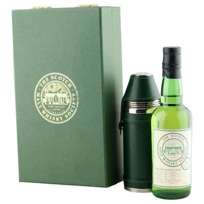 Rosebank 1990 11 Year Old, SMWS 25.21 - 20cl Bottling Presentation Set with Flask