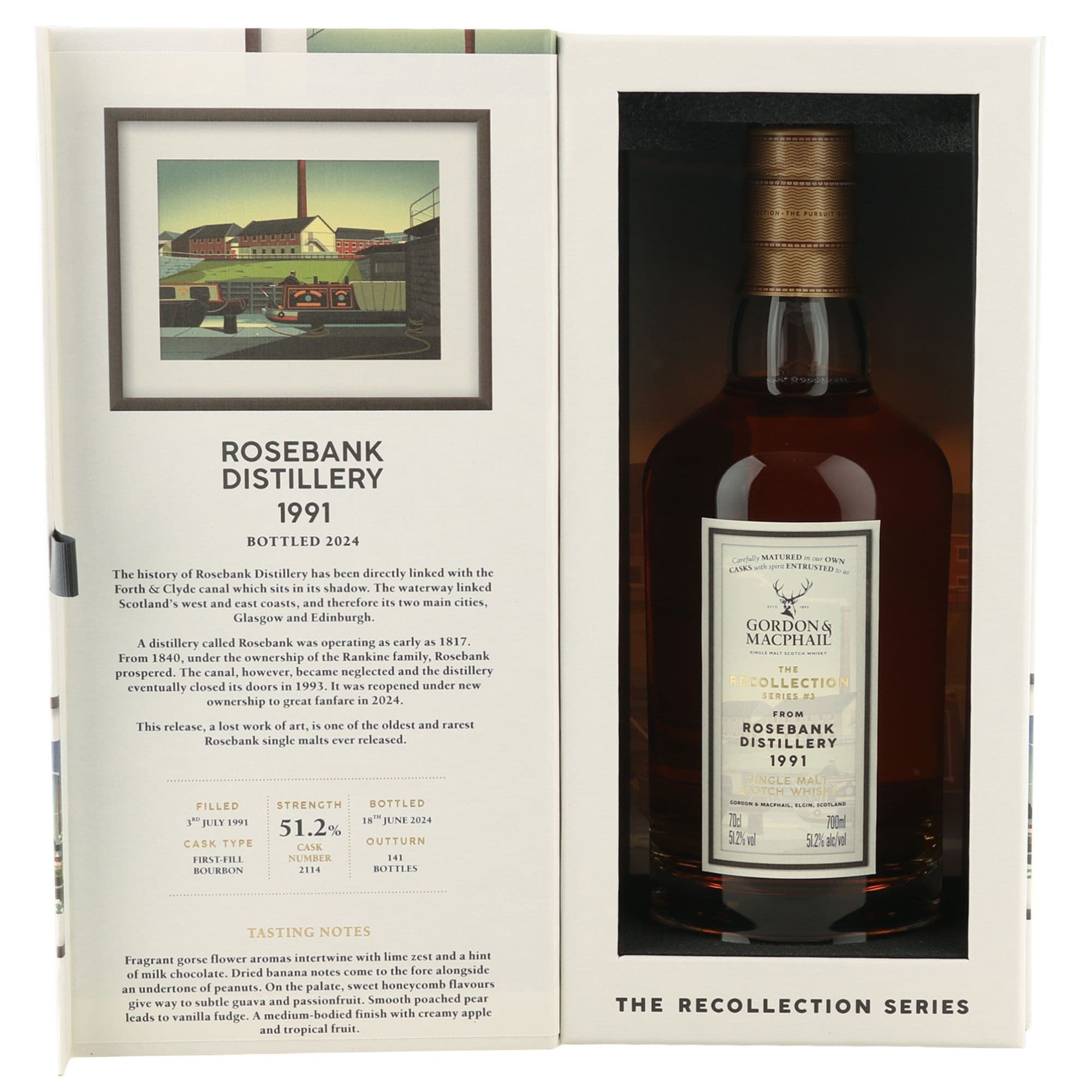 Rosebank 1991 32 Year Old, Gordon & MacPhail's The Recollection